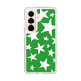 スリムプロテクションケース［ Stars - Green ］