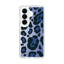 スリムプロテクションケース［ Leopard - Blue ］