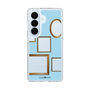 スリムプロテクションケース［ Photo Frames - Light Blue ］
