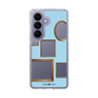 スリムプロテクションケース［ Photo Frames - Light Blue ］