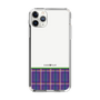 スリムプロテクションケース［ CASEPLAY Tartan Check - Purple ］