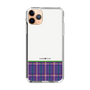スリムプロテクションケース［ CASEPLAY Tartan Check - Purple ］