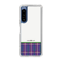 スリムプロテクションケース［ CASEPLAY Tartan Check - Purple ］