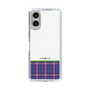 スリムプロテクションケース［ CASEPLAY Tartan Check - Purple ］