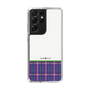 スリムプロテクションケース［ CASEPLAY Tartan Check - Purple ］