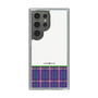 スリムプロテクションケース［ CASEPLAY Tartan Check - Purple ］