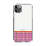 スリムプロテクションケース［ CASEPLAY Tartan Check - Pink ］
