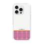 スリムプロテクションケース［ CASEPLAY Tartan Check - Pink ］