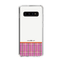 スリムプロテクションケース［ CASEPLAY Tartan Check - Pink ］