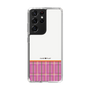 スリムプロテクションケース［ CASEPLAY Tartan Check - Pink ］