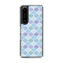 スリムプロテクションケース［ Moroccan1 color - Blue ］