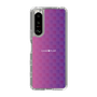 スリムプロテクションケース［ CASEPLAY Check - Purple ］