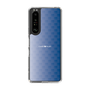 スリムプロテクションケース［ CASEPLAY Check - Blue ］