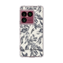 スリムプロテクションケース［ LAGUNAMOON - ボタニカルジャガード - White×Black ］