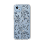 スリムプロテクションケース［ LAGUNAMOON - ボタニカルジャガード - Clear×Black ］