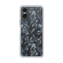 スリムプロテクションケース［ LAGUNAMOON - ボタニカルジャガード - Clear×Black ］