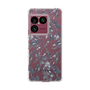 スリムプロテクションケース［ LAGUNAMOON - ボタニカルジャガード - Clear×Black ］