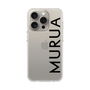 スリムプロテクションケース［ MURUA - ロゴ - Black ］