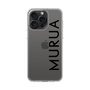 スリムプロテクションケース［ MURUA - ロゴ - Black ］