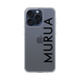 スリムプロテクションケース［ MURUA - ロゴ - Black ］