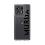 スリムプロテクションケース［ MURUA - ロゴ - Black ］
