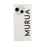 スリムプロテクションケース［ MURUA - ロゴ - Black ］