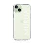 スリムプロテクションケース［ MURUA - ロゴ - White ］