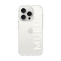 スリムプロテクションケース［ MURUA - ロゴ - White ］