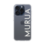 スリムプロテクションケース［ MURUA - ロゴ - White ］