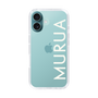 スリムプロテクションケース［ MURUA - ロゴ - White ］