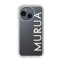 スリムプロテクションケース［ MURUA - ロゴ - White ］