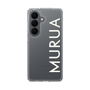 スリムプロテクションケース［ MURUA - ロゴ - White ］