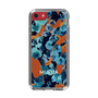 スリムプロテクションケース［ MURUA - アートプリント - Navy × Orange ］