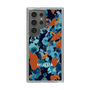 スリムプロテクションケース［ MURUA - アートプリント - Navy × Orange ］