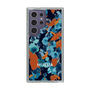 スリムプロテクションケース［ MURUA - アートプリント - Navy × Orange ］