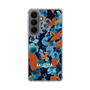 スリムプロテクションケース［ MURUA - アートプリント - Navy × Orange ］