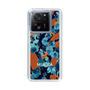 スリムプロテクションケース［ MURUA - アートプリント - Navy × Orange ］