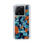 スリムプロテクションケース［ MURUA - アートプリント - Navy × Orange ］