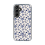 スリムプロテクションケース［ dazzlin - ブルーフラワー - Beige ］