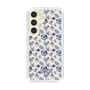 スリムプロテクションケース［ dazzlin - ブルーフラワー - Beige ］
