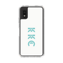 スリムプロテクションケース［ KKC - ロゴ - ホワイト ］