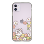 スリムプロテクションケース［ ちみたん - お花畑 - クリア ］