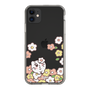 スリムプロテクションケース［ ちみたん - お花畑 - クリア ］