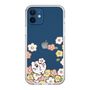 スリムプロテクションケース［ ちみたん - お花畑 - クリア ］