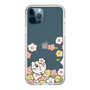 スリムプロテクションケース［ ちみたん - お花畑 - クリア ］