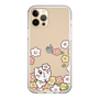 スリムプロテクションケース［ ちみたん - お花畑 - クリア ］