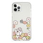 スリムプロテクションケース［ ちみたん - お花畑 - クリア ］