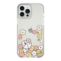 スリムプロテクションケース［ ちみたん - お花畑 - クリア ］