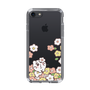 スリムプロテクションケース［ ちみたん - お花畑 - クリア ］