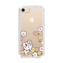 スリムプロテクションケース［ ちみたん - お花畑 - クリア ］
